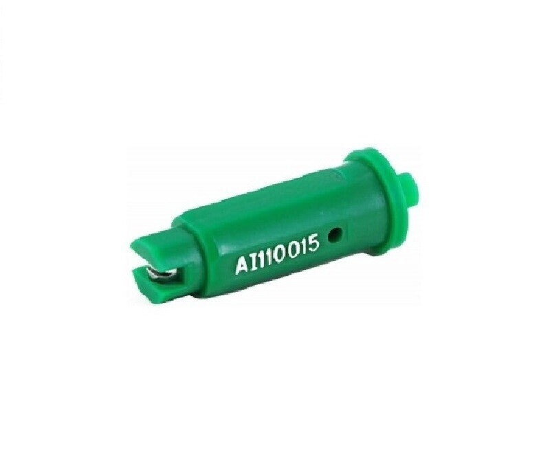 DURAFORCE TeeJet Air Induction Flat Spray Tip Green 110° Polymer Visiflo AI110015-VS