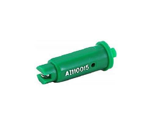 DURAFORCE TeeJet Air Induction Flat Spray Tip Green 110° Polymer Visiflo AI110015-VS