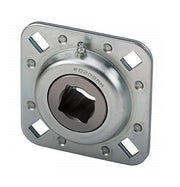 DURAFORCE Disc Harrow Bearing 1-1/8" Square Bore 4 - 0.531" x 0.687" Bolt Holes & 5" OAL