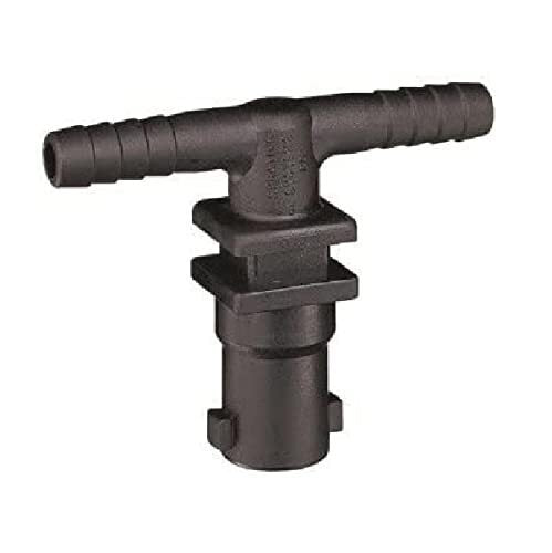 DURAFORCE Quick Nozzle Body Elbow Double Hose Barb For 3/8" ID Hose 125 Max PSI