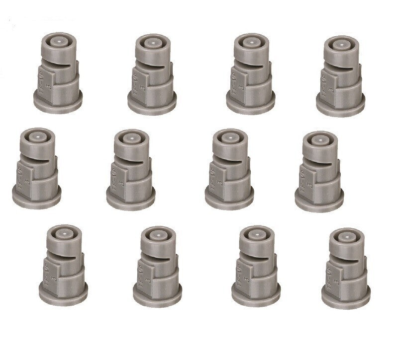 DURAFORCE Pack of 12 - TeeJet Polymer Wide Angle Spray Tips Rated 0.6 GPM @ 40 PSI TF-VP3