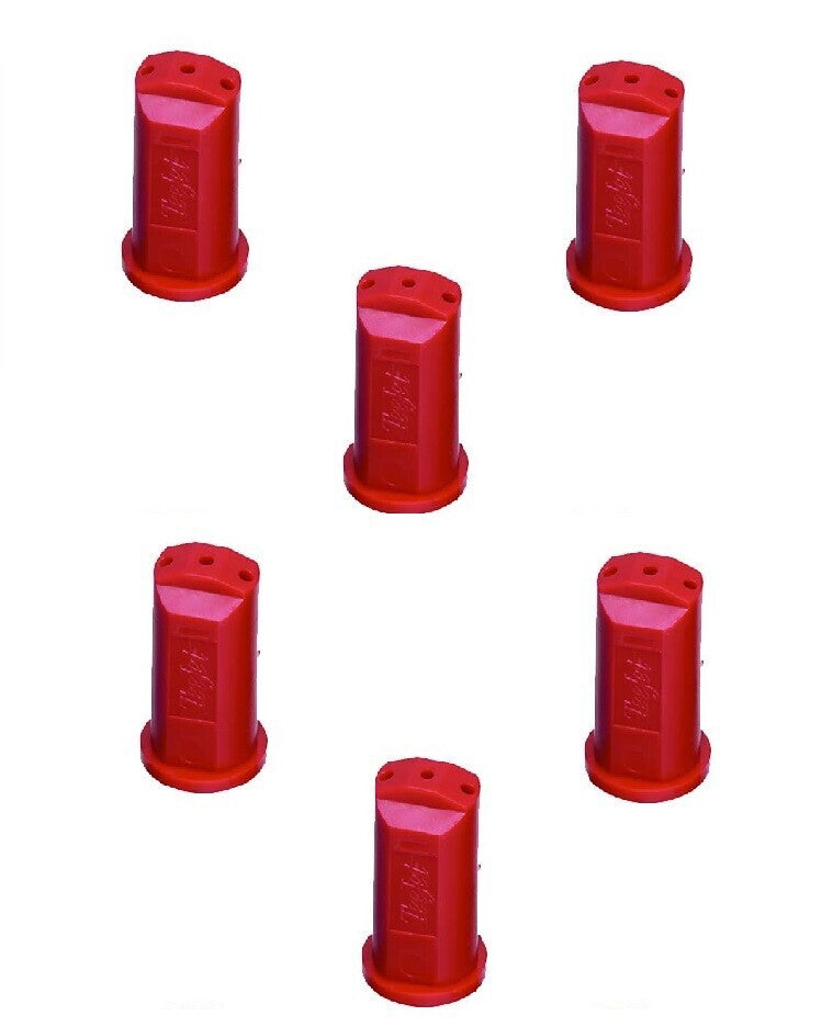 DURAFORCE Pack of 6 - TeeJet Stream-Jet SJ-3 3-Stream Outlet Spray Tip 0.40 GPM @ 40 PSI