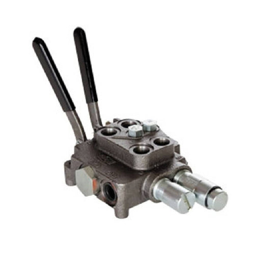 DURAFORCE Cross Hydraulic Valve Double Spool Directional Control Mono-block 3-Position