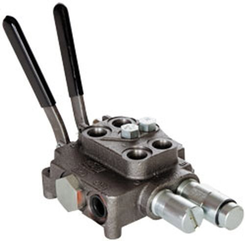 DURAFORCE Cross Hydraulic Valve Double Spool Directional Control Mono-block 3-Position