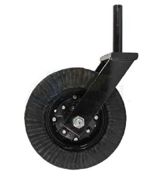 DURAFORCE Tail Wheel Assembly Fits 1.5" Shank x 15-3/8" Tire OD x 4.25 Usable Shaft Length