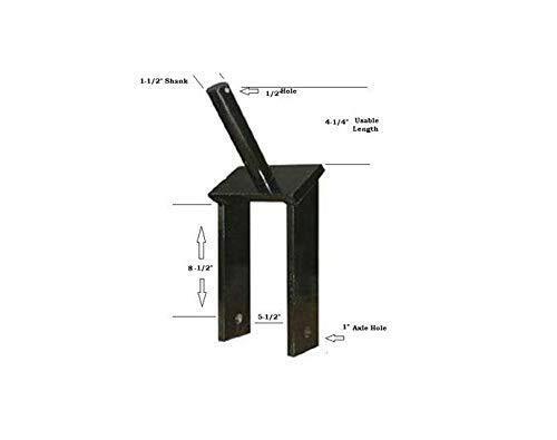 DURAFORCE Tail Wheel Assembly Fits 1.5" Shank x 15-3/8" Tire OD x 4.25 Usable Shaft Length