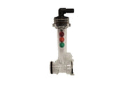 DURAFORCE Wilger Add On Flow Indicator w/ 3/8" 90° Outlets & 3/4" Straight Inlet 20460 3/8