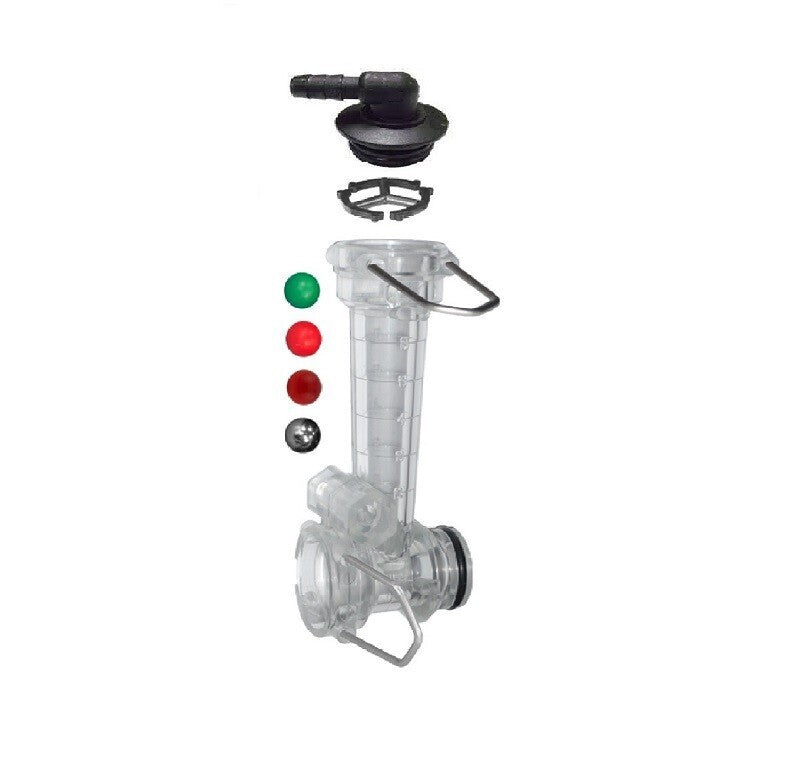 DURAFORCE Wilger Add On Flow Indicator w/ 3/8" 90° Outlets & 3/4" Straight Inlet 20460 3/8