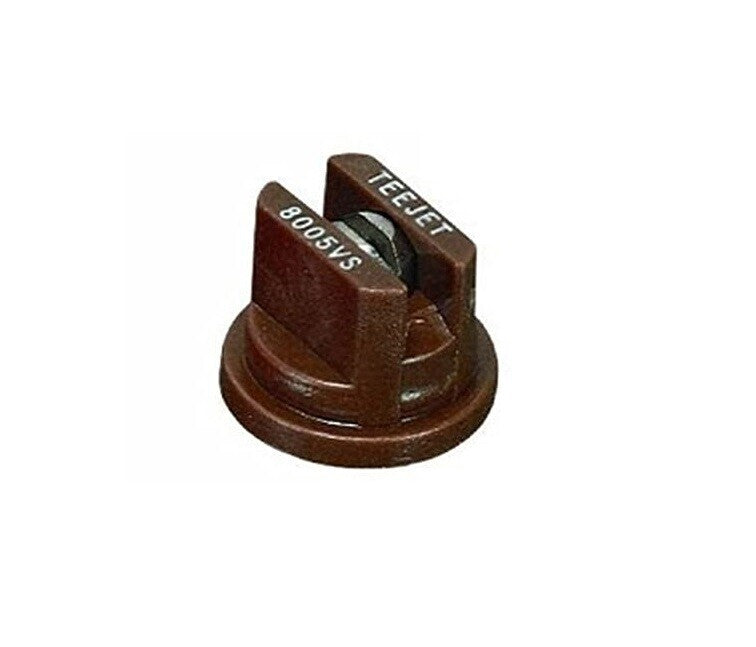 DURAFORCE TeeJet Flat Spray Tip Brown 80° Polymer w/ SS Insert 0.50 GPM @ 40 PSI TP8005VS