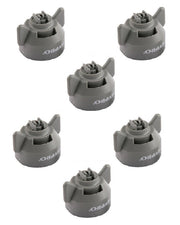 DURAFORCE 6 of Hypro Ultra-Lo Drift Gray Polymer Spray Tips 120° Rated @ 0.60 GPM 40 PSI