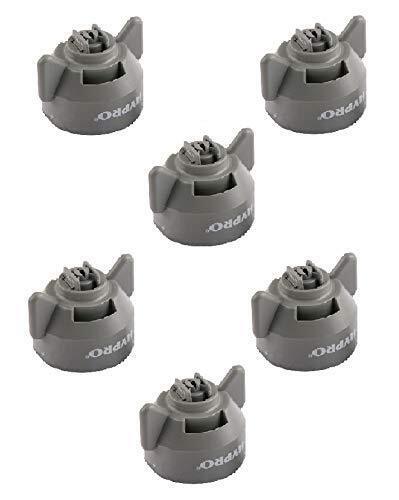 DURAFORCE 6 of Hypro Ultra-Lo Drift Gray Polymer Spray Tips 120° Rated @ 0.60 GPM 40 PSI
