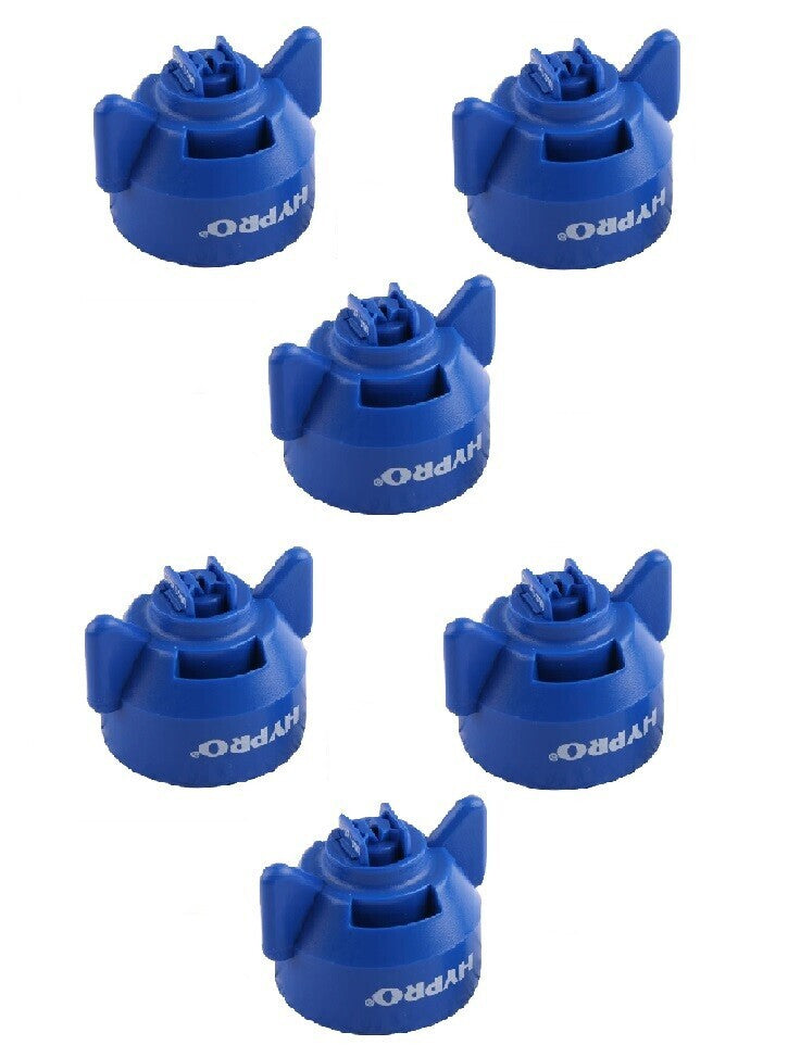 DURAFORCE 6 of Hypro Ultra-Lo Drift Blue Polymer Spray Tips 120° Rated @ 0.30 GPM 40 PSI