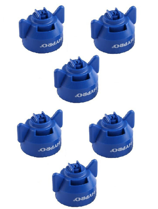 DURAFORCE 6 of Hypro Ultra-Lo Drift Blue Polymer Spray Tips 120° Rated @ 0.30 GPM 40 PSI