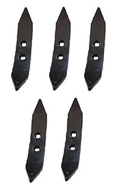 DURAFORCE 5 of Spring Tooth Reversible Cultivator Point 2" Wide x 5/16" Thick x 10.5" Long
