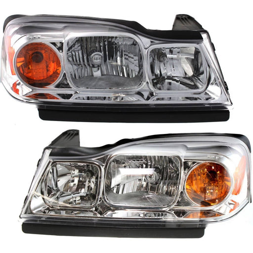 DURAFORCE Headlight Set For 2006-2007 Saturn Vue Left and Right With Bulb 2Pc
