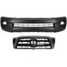 DURAFORCE Front Bumper Cover Kit For 2005-2010 Toyota Tacoma Textured With Grille Assembly