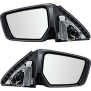 DURAFORCE Mirrors For 2014-2020 Chevrolet Impala LH RH Power Heated Turn Signal Paintable