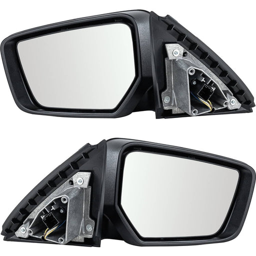 DURAFORCE Mirrors For 2014-2020 Chevrolet Impala LH RH Power Heated Turn Signal Paintable