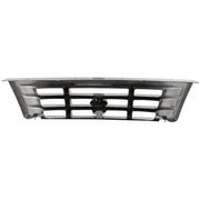 DURAFORCE Grille For 1992-1996 Ford F-150 92-97 Ford F-350 Chrome Shell and Gray Insert