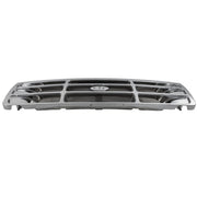 DURAFORCE Grille For 1992-1996 Ford F-150 92-97 Ford F-350 Chrome Shell and Gray Insert