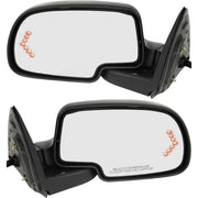 DURAFORCE Power Mirror Set For 2003-06 Silverado 1500 with Signal and Puddle Light Heated