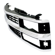 DURAFORCE Grille For 1994-1999 Chevrolet C/K 1500 2500 3500 Pickup Suburban Tahoe Chrome