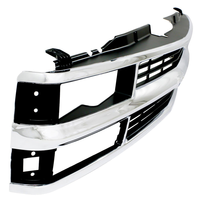 DURAFORCE Grille For 1994-1999 Chevrolet C/K 1500 2500 3500 Pickup Suburban Tahoe Chrome