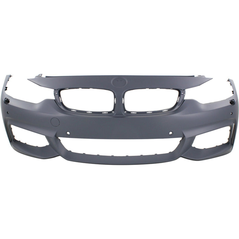 DURAFORCE Front Bumper Cover For 14-16 BMW 428i 435i 17-20 430i Primed with Fog Lamp Holes