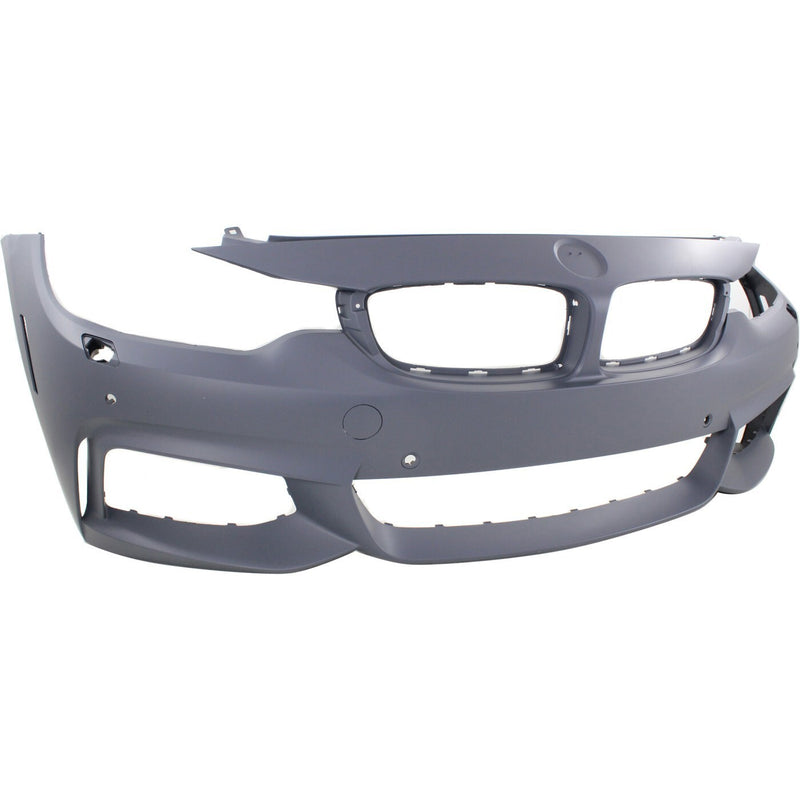 DURAFORCE Front Bumper Cover For 14-16 BMW 428i 435i 17-20 430i Primed with Fog Lamp Holes