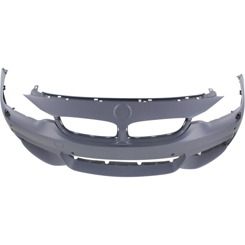 DURAFORCE Front Bumper Cover For 14-16 BMW 428i 435i 17-20 430i Primed with Fog Lamp Holes
