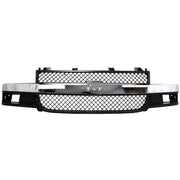 DURAFORCE Grille Assembly For 03-23 Chevrolet Express 3500 2500 03-14 GMC Savana 1500 Gray