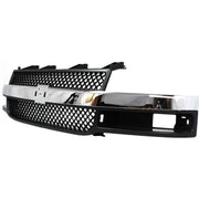 DURAFORCE Grille Assembly For 03-23 Chevrolet Express 3500 2500 03-14 GMC Savana 1500 Gray