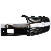 DURAFORCE Grille Assembly For 03-23 Chevrolet Express 3500 2500 03-14 GMC Savana 1500 Gray