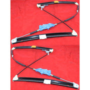 DURAFORCE Power Window Regulator Set For 2002-2008 Audi A4 Quattro Front 2Pcs