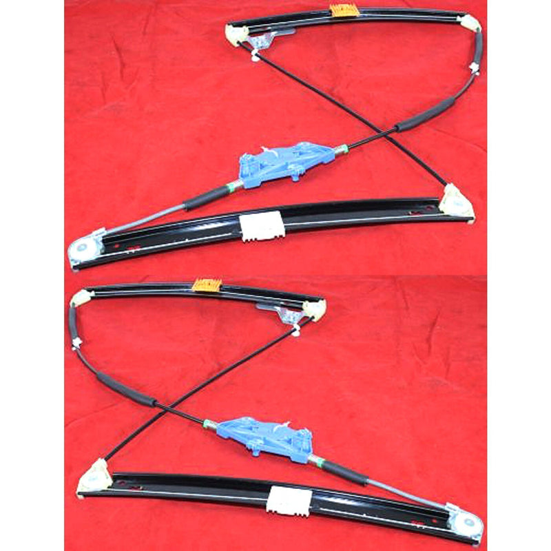 DURAFORCE Power Window Regulator Set For 2002-2008 Audi A4 Quattro Front 2Pcs