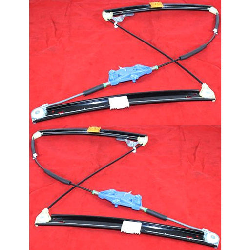 DURAFORCE Power Window Regulator Set For 2002-2008 Audi A4 Quattro Front 2Pcs