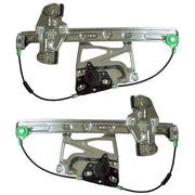 DURAFORCE Power Window Regulator Set For 2000-2005 Cadillac DeVille Front 2Pcs