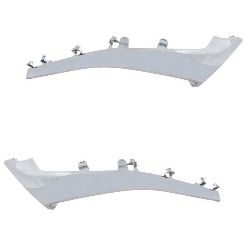 DURAFORCE Grille Trim Set For 2016-2023 Mazda CX-9 Driver and Passenger Side Lower Chrome