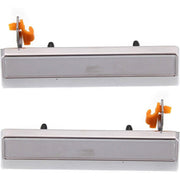 DURAFORCE Exterior Door Handle For 82-94 Chevrolet S10 80-90 Caprice Set of 2 Front Chrome