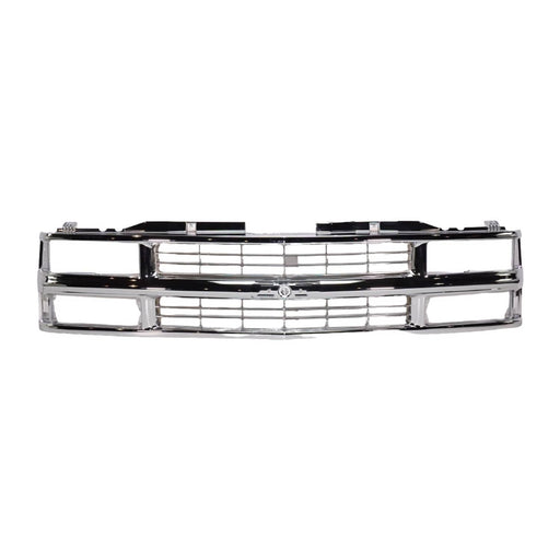DURAFORCE Grille Assembly Chrome For 1994-1999 Chevrolet C1500 K1500 1995-1999 Tahoe
