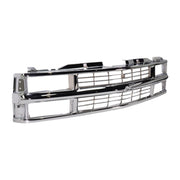 DURAFORCE Grille Assembly Chrome For 1994-1999 Chevrolet C1500 K1500 1995-1999 Tahoe
