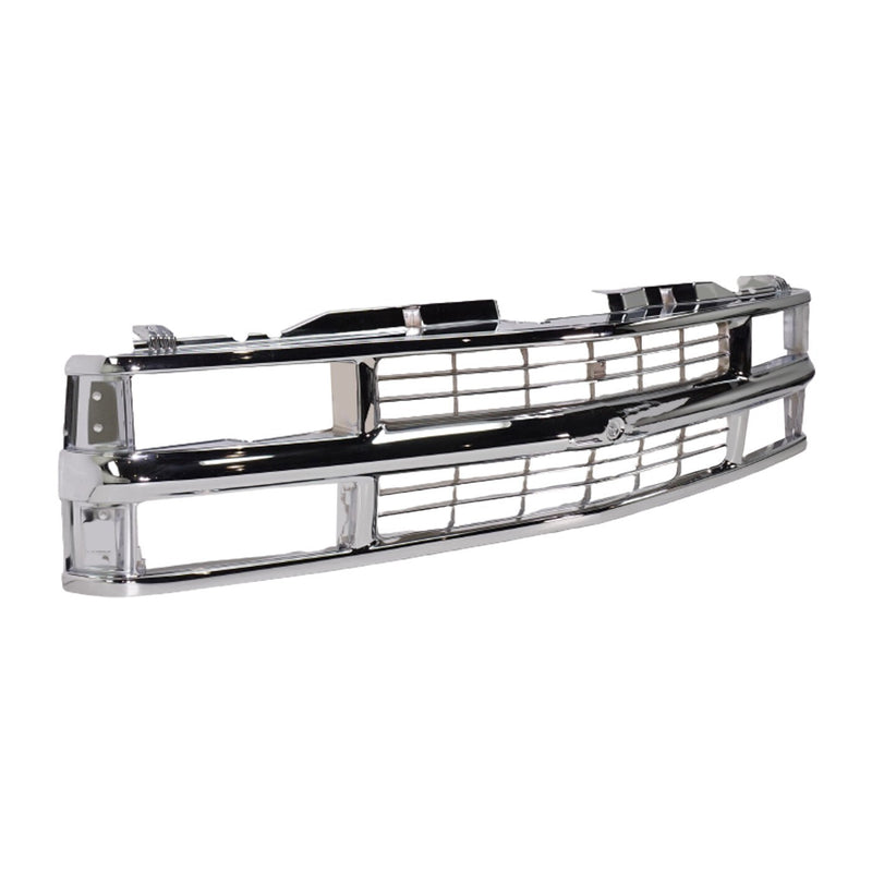 DURAFORCE Grille Assembly Chrome For 1994-1999 Chevrolet C1500 K1500 1995-1999 Tahoe