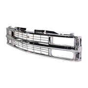 DURAFORCE Grille Assembly Chrome For 1994-1999 Chevrolet C1500 K1500 1995-1999 Tahoe