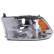 DURAFORCE Headlight For 13-18 Ram 1500 2500 3500 19-24 Ram 1500 Classic Left Side Chrome