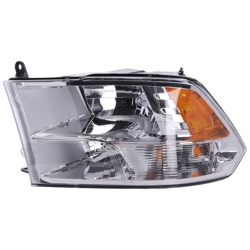DURAFORCE Headlight For 13-18 Ram 1500 2500 3500 19-24 Ram 1500 Classic Left Side Chrome
