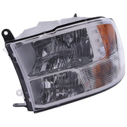 DURAFORCE Headlight For 13-18 Ram 1500 2500 3500 19-24 Ram 1500 Classic Left Side Chrome