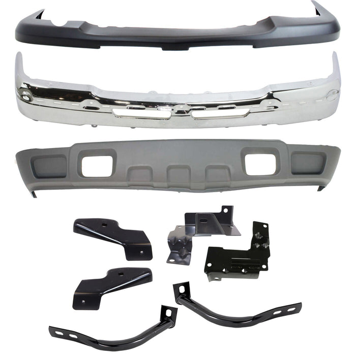DURAFORCE Front Bumper Kit For 2003-2006 Chevrolet Silverado 1500 Fits 2007 1500 Classic