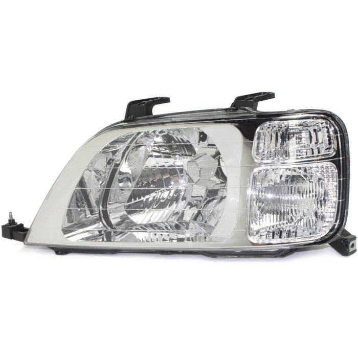 DURAFORCE Driver and Passenger Side Headlights For Honda CR-V 1997-2001 Halogen EX LX SE