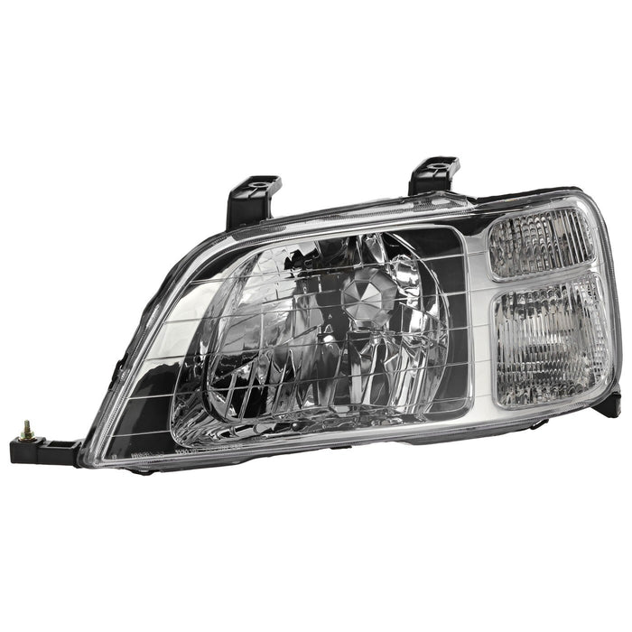 DURAFORCE Driver and Passenger Side Headlights For Honda CR-V 1997-2001 Halogen EX LX SE