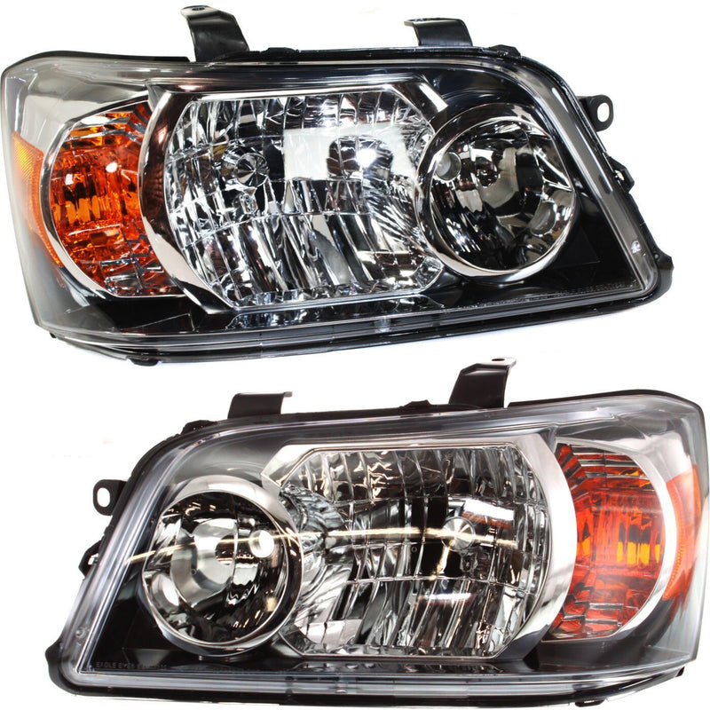 DURAFORCE Headlight Set For 2004-2006 Toyota Highlander Driver and Passenger Side